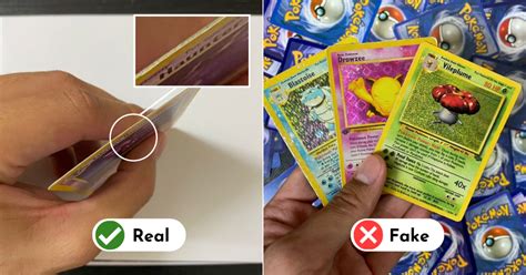 how to know if your pokemon cards are fake